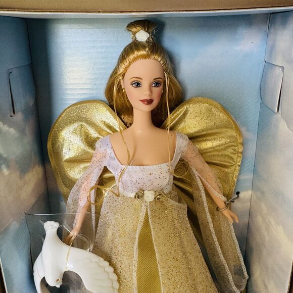 Vintage Angelic Inspirations Special Edition Blonde Barbie Doll Dove New - Picture 2 of 11